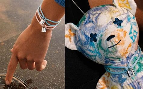 louis vuitton bracelet with lock|Louis Vuitton unicef bracelet.